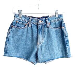 Pink Victoria’s Secret High waisted cut off denim short 25